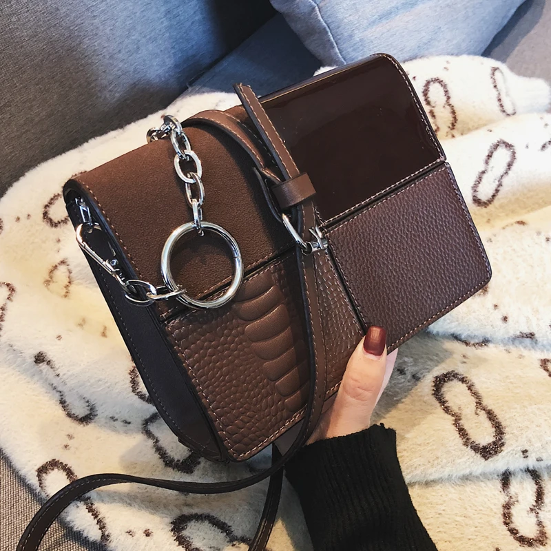 Женская сумка из ПУ кожи с цепочкой на одно плечо |