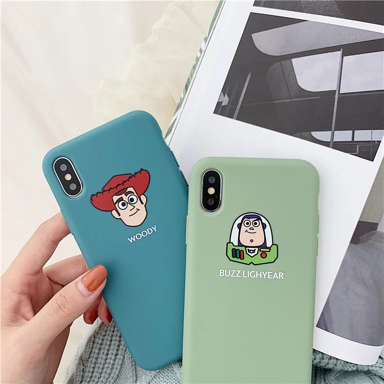 Милая история игрушек мультфильма Базз Вуди Телефон чехол для iPhone 6 6 S 7 8 Plus X XS MAX XR Мягкий ТПУ чехол для iPhone 11 Pro MAX 6 S