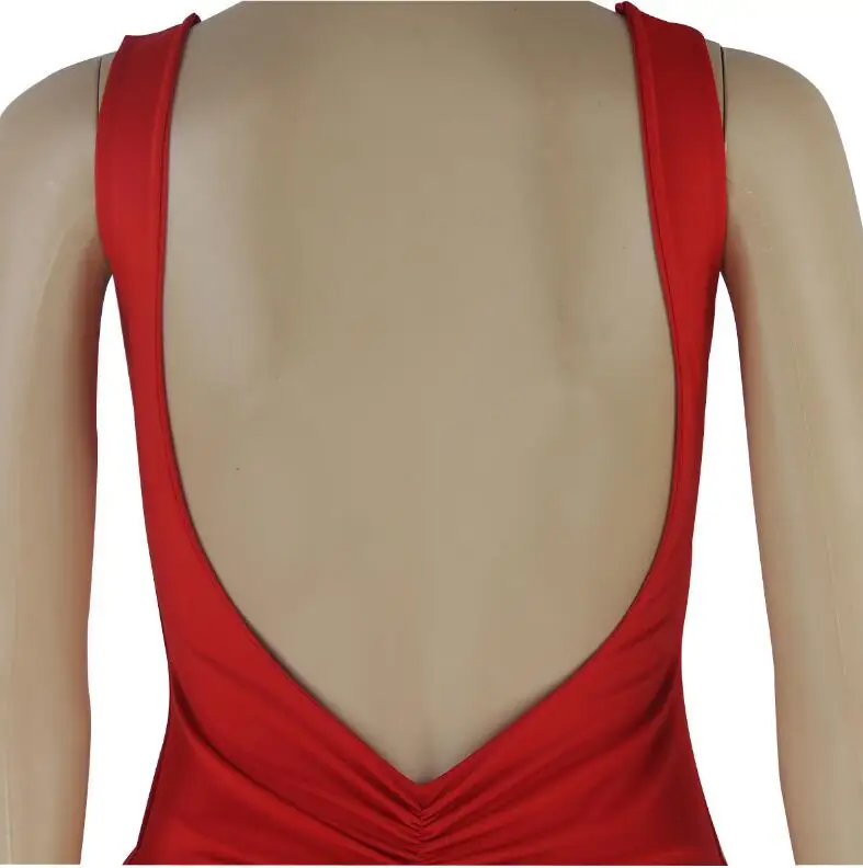 Лето Ruched платье с открытой спиной для камзол ночного клуба праздничная одежда