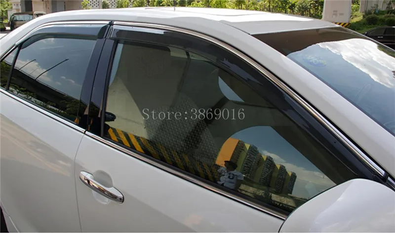 Для Toyota CAMRY XV50 2012- автомобилей отражатель окно козырек ветровики, 4 шт./компл. погода Дождь Защита от солнца, автомобильные аксессуары для автомобиля Запчасти