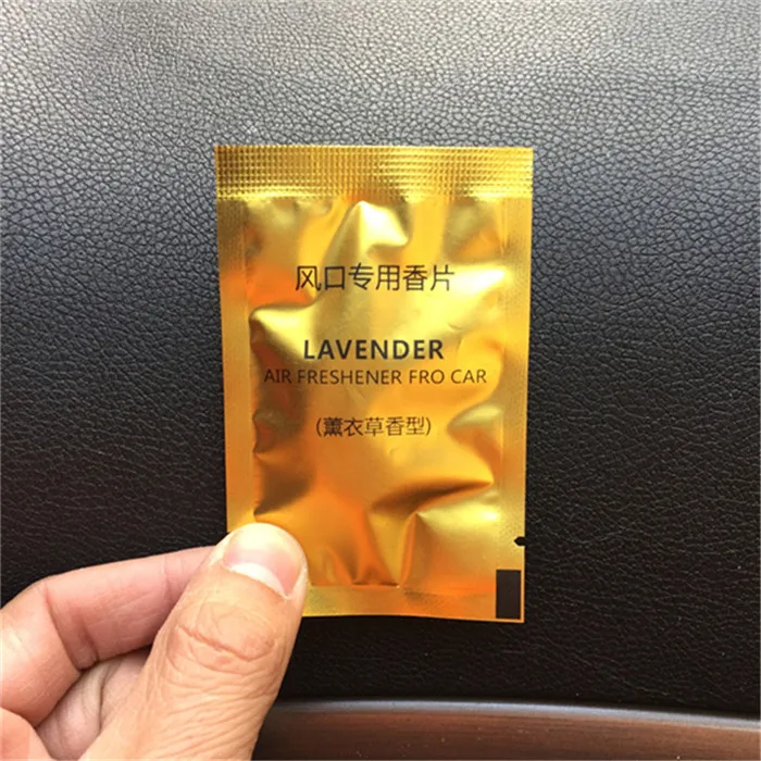 Lavender Flavor 5 шт./партия, автомобильный ароматизатор, автомобильный ароматизатор, освежитель воздуха, автомобильный Кондиционер, вентиляционный зажим, ароматизатор, 5 ароматизаторов, Стайлинг - Название цвета: Lavender Flavor