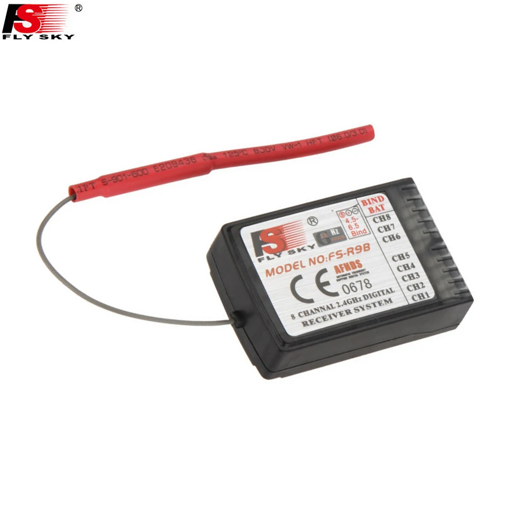 Приемник FlySky FS-R9B 2 4 ГГц 8CH GFSK для Turnigy 9X и всех передатчиков Flysky радиоуправляемых