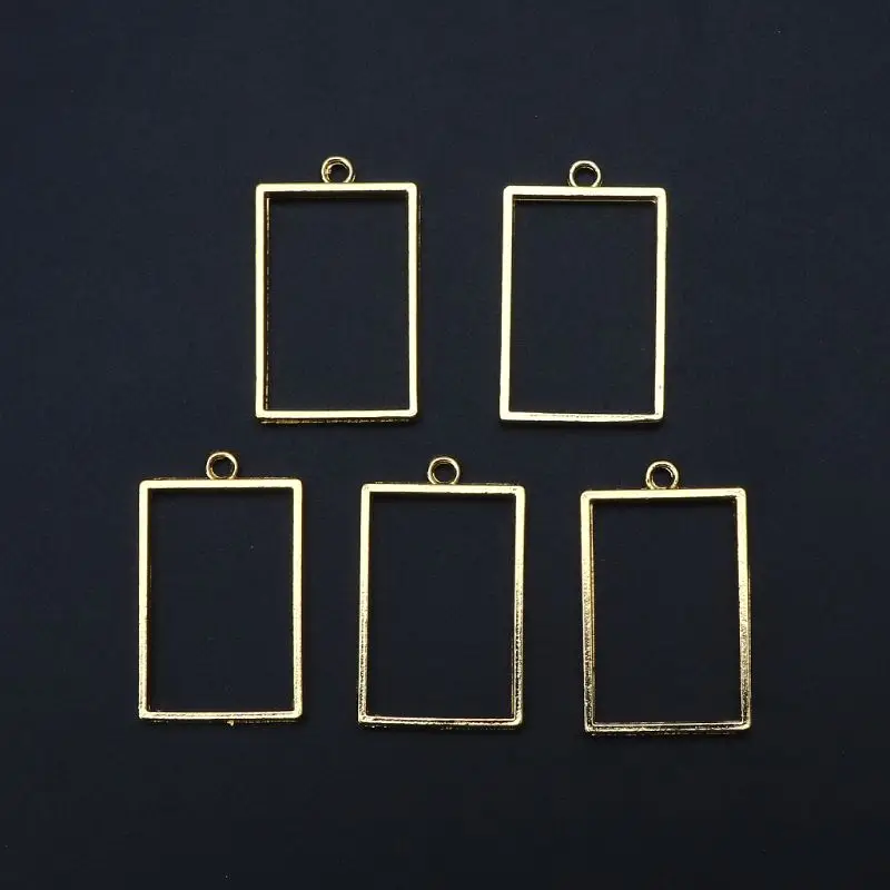 5 шт. квадратный смолы рамка Установка в открытую рамку с тисненным изображением