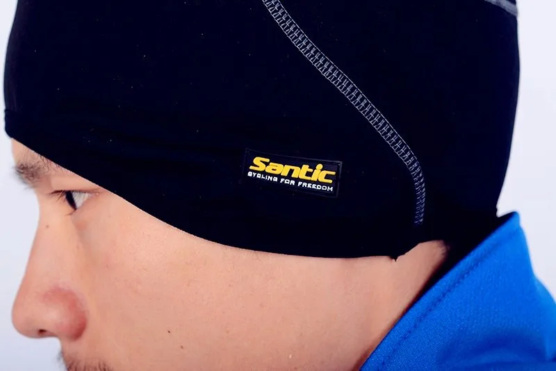 Santic MTB Зимняя велосипедная Кепка Теплая Флисовая шапка ветрозащитная головная повязка мотоциклетная шляпа Кепка s свободный размер C09005