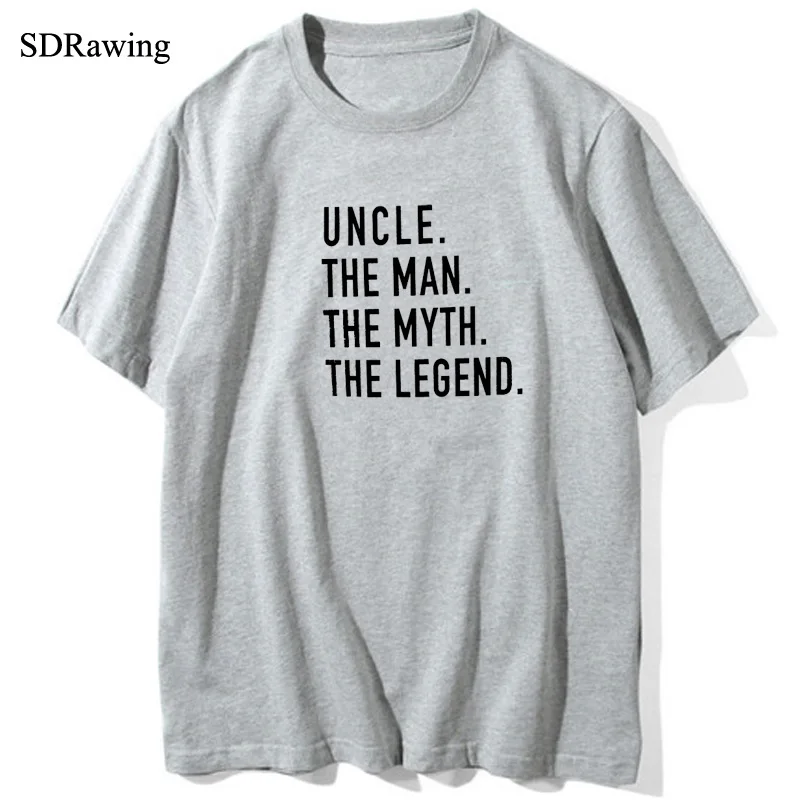 Футболка с надписью «Uncle The Man», «The Myth», «The Legend», «Uncle», «The Legend», «Uncle»