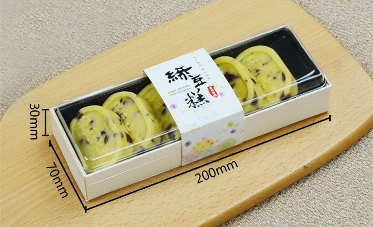 30 шт. прозрачный контейнер для выпечки блинов тортов печенья прозрачная коробка