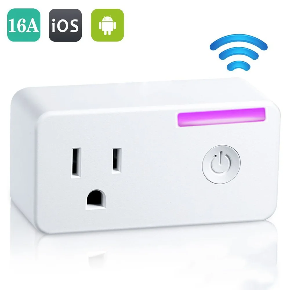 Smart Мощность гнездо Wi Fi Беспроводной мини переключатель Дистанционное