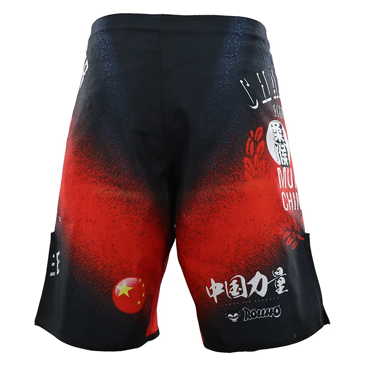 Шорты для бокса с принтом Муай Тай, мужские шорты для бокса, BJJ Combat Free Sparring MMA fitness Fight Shorts, одежда SANDA