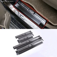 4pcs 304 stainless steel inner door sill scuff protector plate cover trim for land rover discovery 4 lr4 2010 2016 car styling