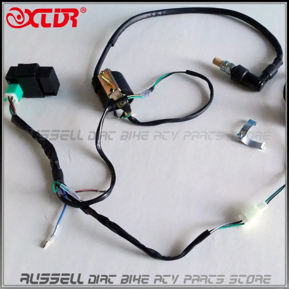 Проводной кабель катушки зажигания CDI для 90cc 125cc 140cc 150cc внедорожника квадроцикла