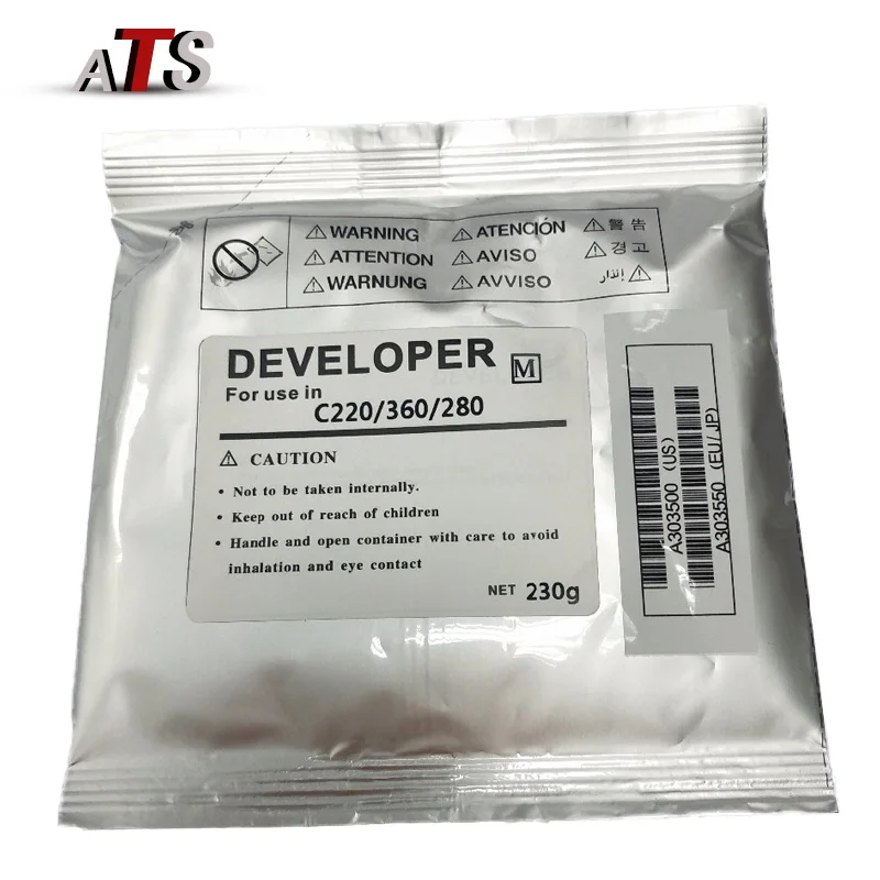 2 шт. запчасти для копировального аппарата Konica Minolta C220 C280 C360|powder toner|copier tonerkonica minolta