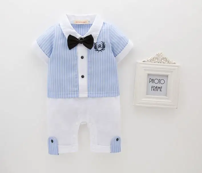 Летняя стильная одежда для малышей Одежда мальчиков Комбинезоны детей Детская в