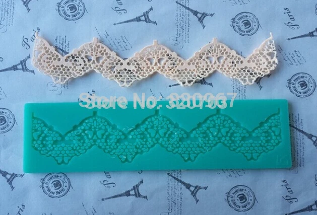 Новое Поступление Кружевной Цветок Силикона Печенье Торт Помадка Сливки Сахар