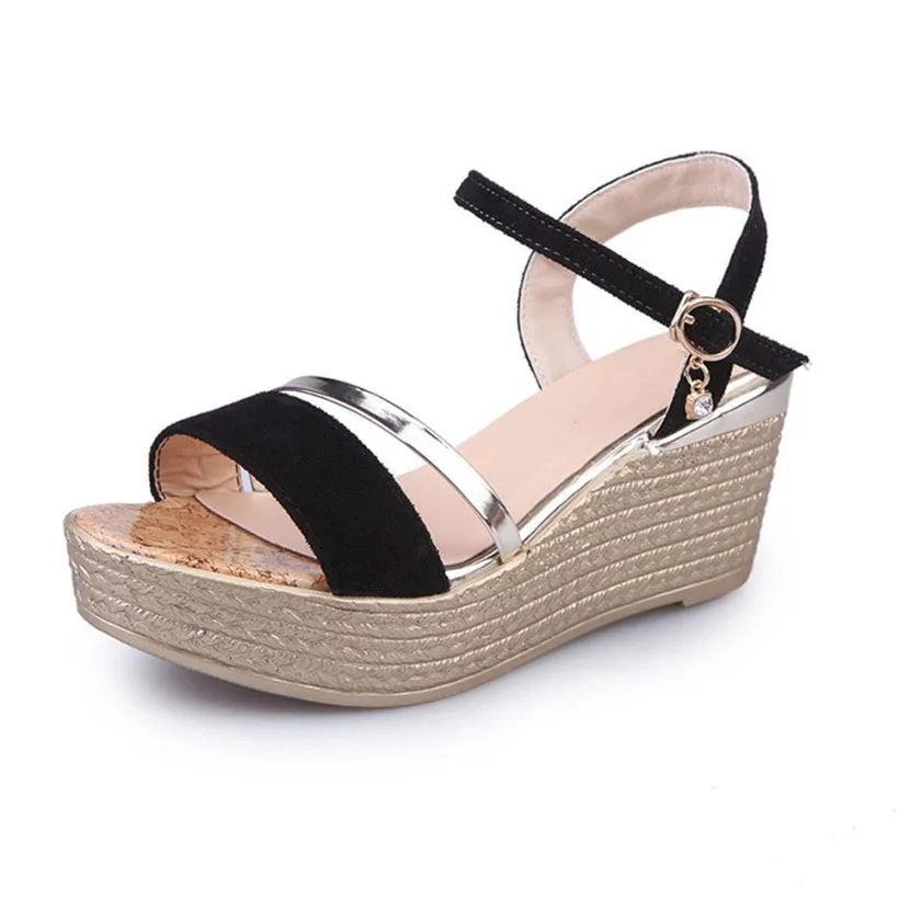 2017 г. женские искусственная кожа + пластик сдобы голова рыбы на платформе простые