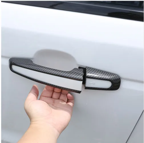Карбоновая дверная ручка для Range Rover Evoque 12-16 Range Rover Sport 14-16 для Land Rover Discovery Sport 15-16 Аксессуары 8 шт