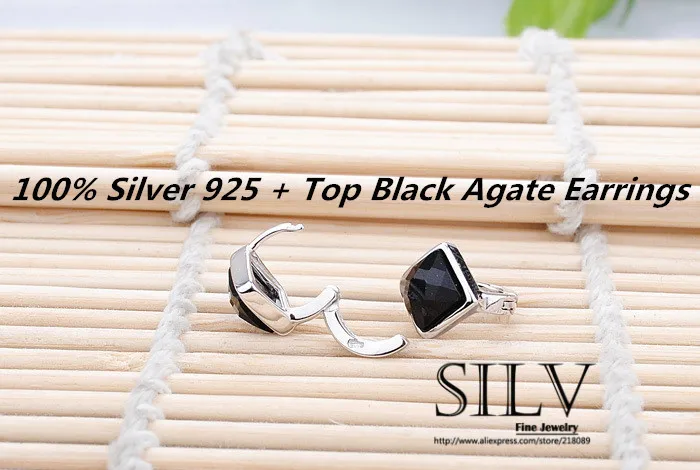 100% ювелирные изделия из стерлингового серебра серебряные клипсы для ушей