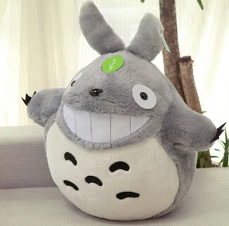 Новое поступление, totoro 25 см плюшевая игрушка. милая плюшевая игрушка ТВ киноперсонаж, высокое качество мягкая игрушка, японская плюшевая игрушка - Высота: 0-10 см