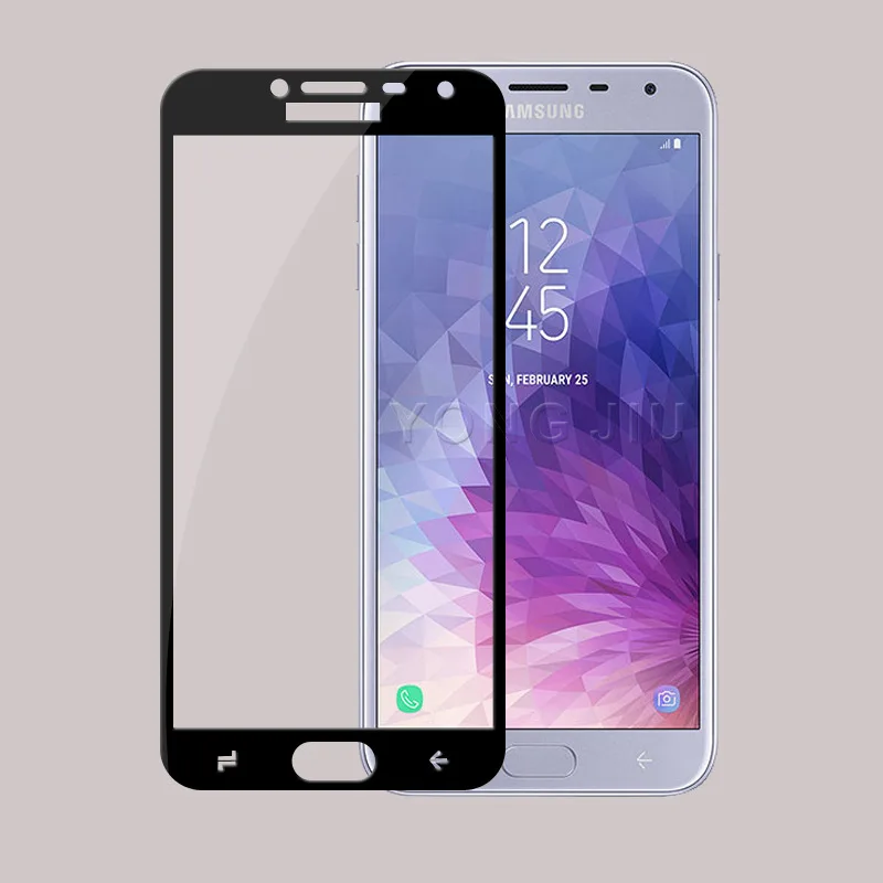 2 шт./лот для Galaxy J4 2018 полное покрытие 3D защита экрана 9H защитная пленка из