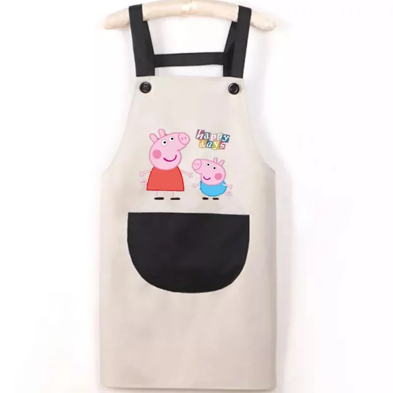 Акция Специальное предложение Фартук комплект нагрудник фартук мультфильм с длинным рукавом манжета Водонепроницаемый Фартуки халаты костюмы для мужчин и женщин - Цвет: color 8