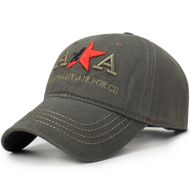 Новая бейсбольная кепка мужская камуфляжная армейская Кепка США тактическая бейсболка кепка-trucker кепки мужские камуфляжные бейсболки Кепка с прямым козырьком - Цвет: AA green