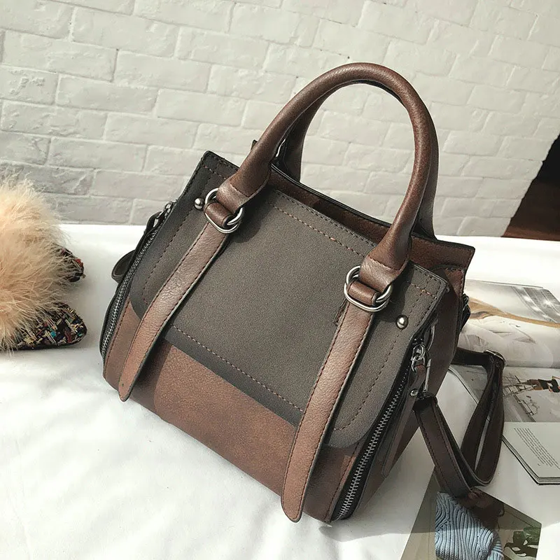 Deep brown Aosbos Винтаж сумки для женщин женский брендовая кожаная сумочка высокое качество малый леди на плечо повседневное - Цвет: Deep brown