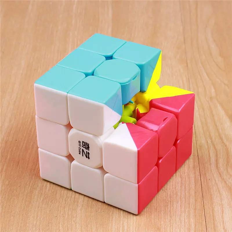 Qiyi warrior S 3x3x3 трехслойные магические кубики профессиональные соревнования