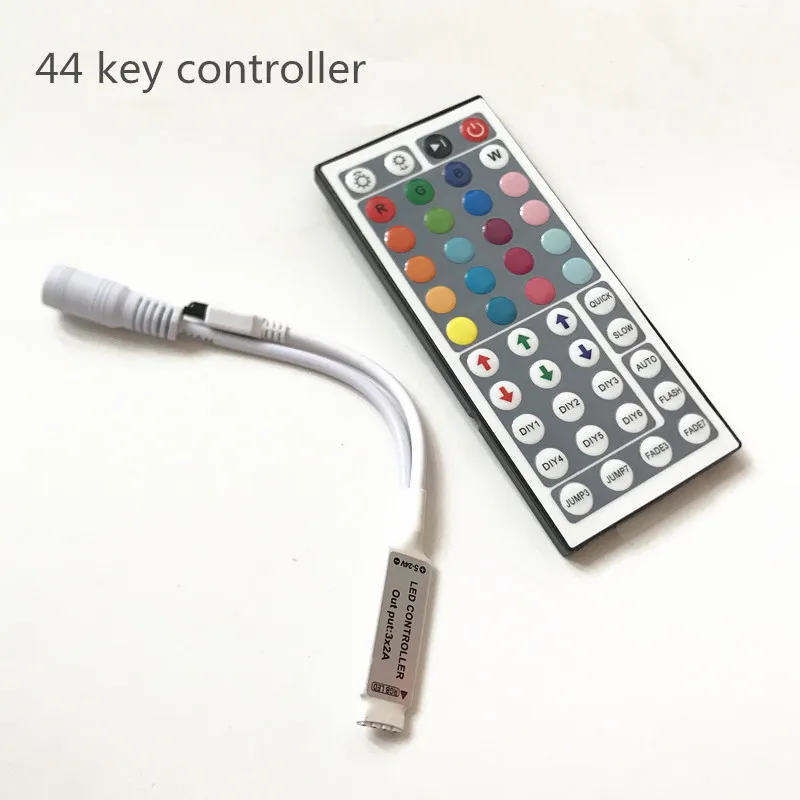 RGB СВЕТОДИОДНАЯ лента SMD 5050 Светодиодная Диодная 5 м с 44 клавишным ИК пультом +