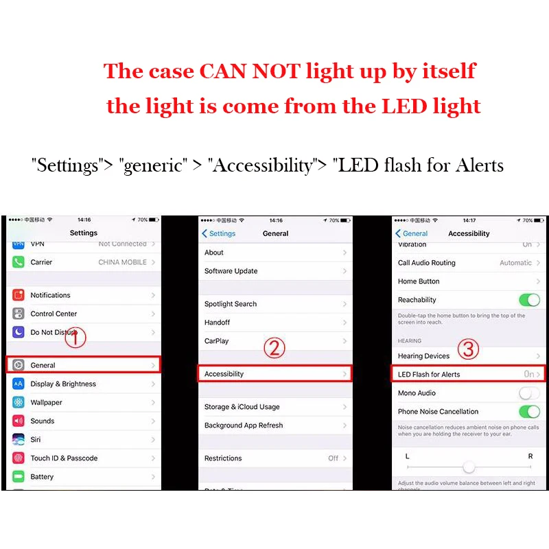 Incoming Reminder LED Flash TPU Case for iPhone X XS XR XS Max, Transparent Luminous Back Cover for iPhone 5 5s 6 6S 7 8 Plus Cases image 6