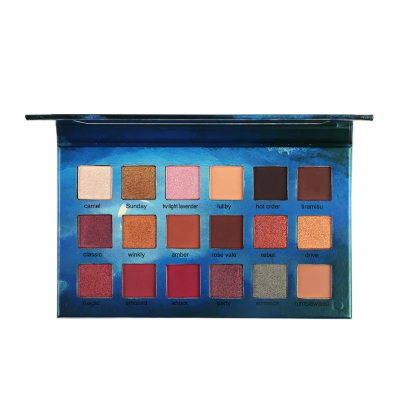 Shimmer матовая палитра теней для макияжа профессиональный бренд Make Up Maquillage палитра теней для век 18 цветов Новинка