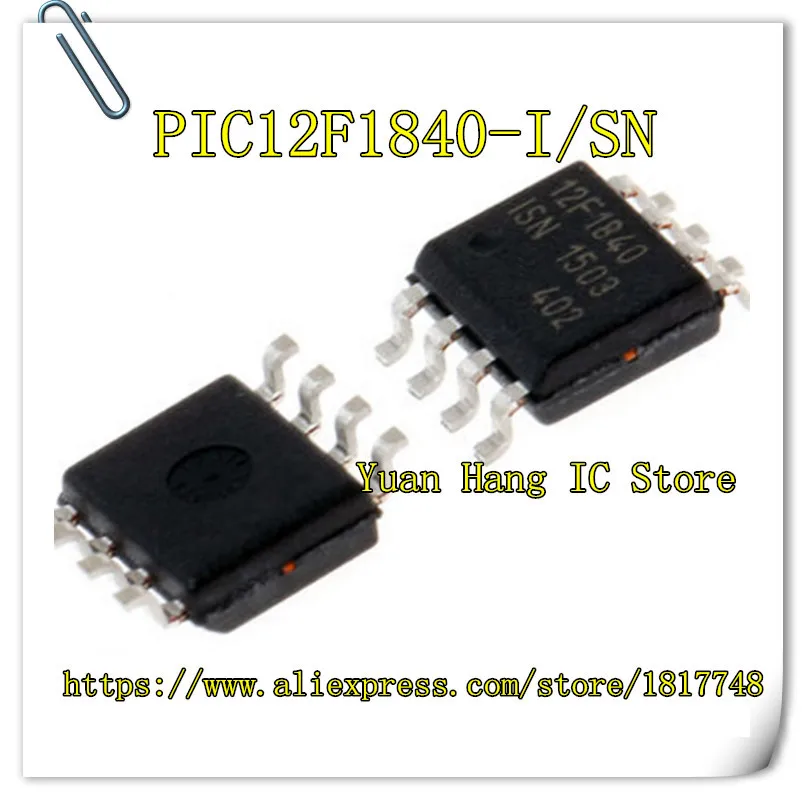 10 шт./лот PIC12F1840-I/SN PIC12F1840 12F1840 MCU 8BIT 7KB FLASH 8soic лучшее качество. | Электроника