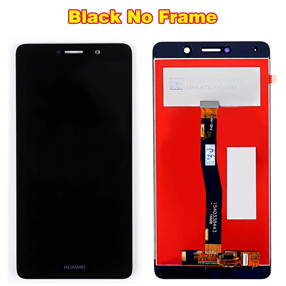 Black Without Frame Для huawei Honor 6X ЖК-дисплей Дисплей BLN-L24 BLN-AL10 BLN-L21 BLN-L2 Экран планшета Ассамблеи 10 сенсорный олеофобное покрытие рамки - Цвет: Black Without Frame