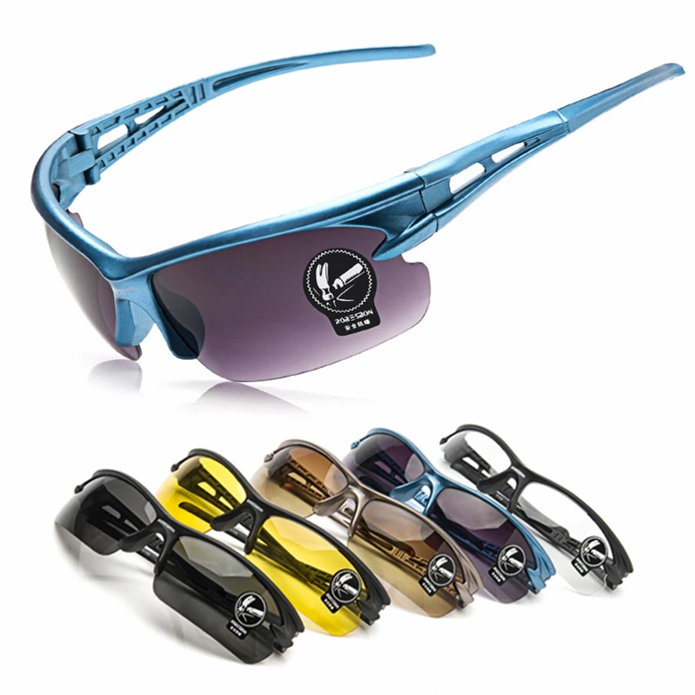 Ветрозащитные Анти УФ велосипедные очки унисекс спортивные солнцезащитные