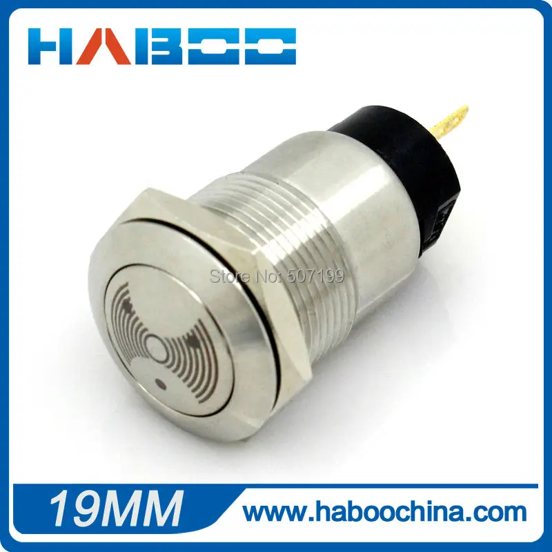 5 шт./лот dia.19 мм световой сигнал зуммер из нержавеющей стали 24 В 2 контакта