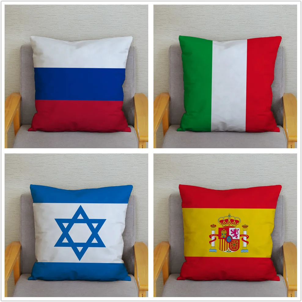 США Австралия флаг чехол для подушки с принтом супер мягкие короткие плюшевые
