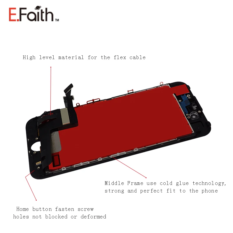 E Faith 10 шт./лот 5 &quotЖК дисплей без битых пикселей для iPhone 7 Plus p сменный экран