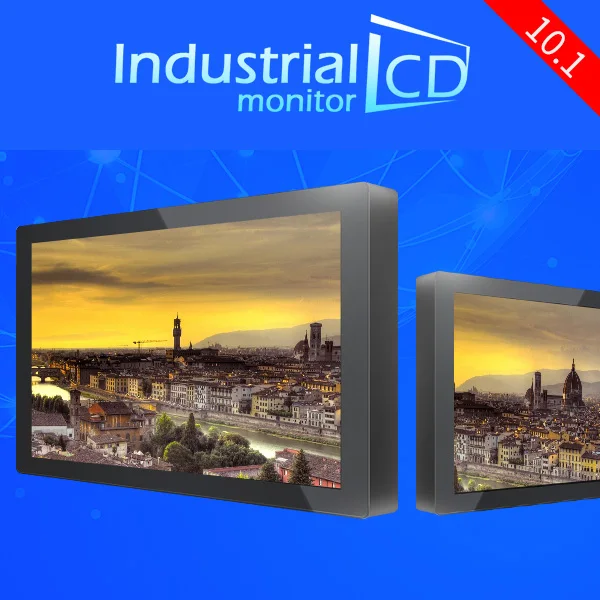 M101 EF01/10 1 дюймов металлический корпус 1024x600 VGA AV ТВ HDMI USB Embedd frame настенный