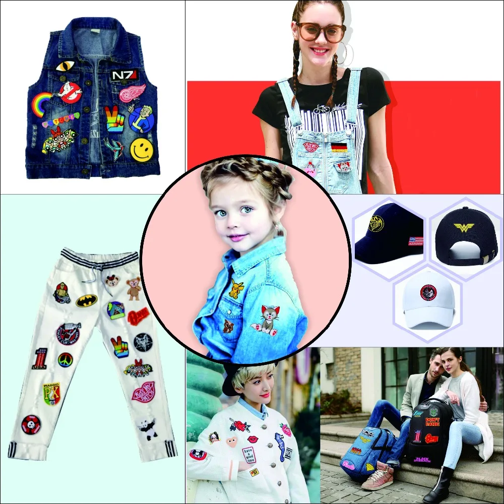 Новое поступление с нашивкой &quotHello Kitty&quot вышитый клеевая заплатка|patches patches|new