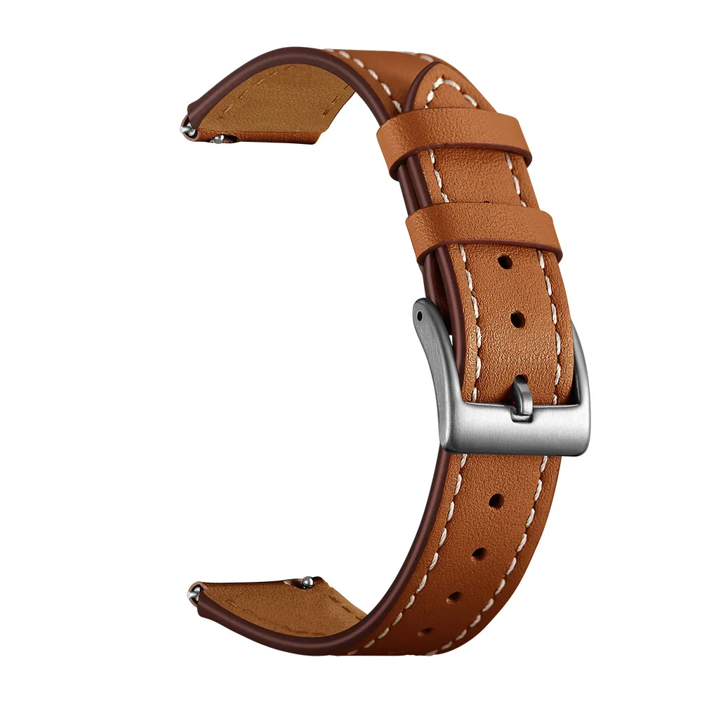 Brown Style J Для huawei B5 Talkband ремешок для часов 18 мм браслет кожаный ремешок Замена браслета аксессуары для часов - Цвет ремешка: Brown Style J