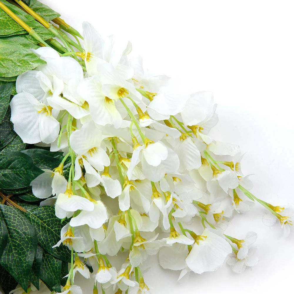 8 шт./лот искусственная Вистерия висячая лоза для свадебной церемонии вечеринки