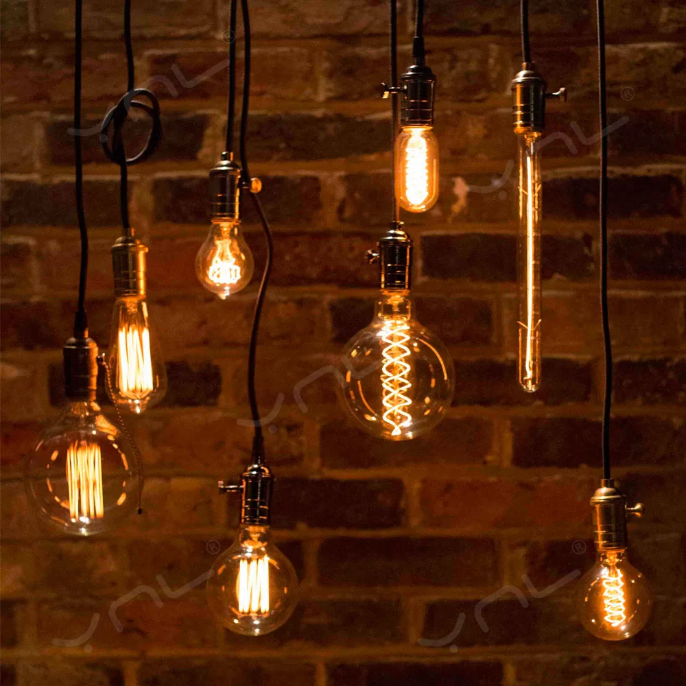 Лампа накаливания Эдисона E27 220 В 40 Вт ST64 A19 T45 G80 G95 G125|edison bulb|edison light bulbedison bulb e27 |