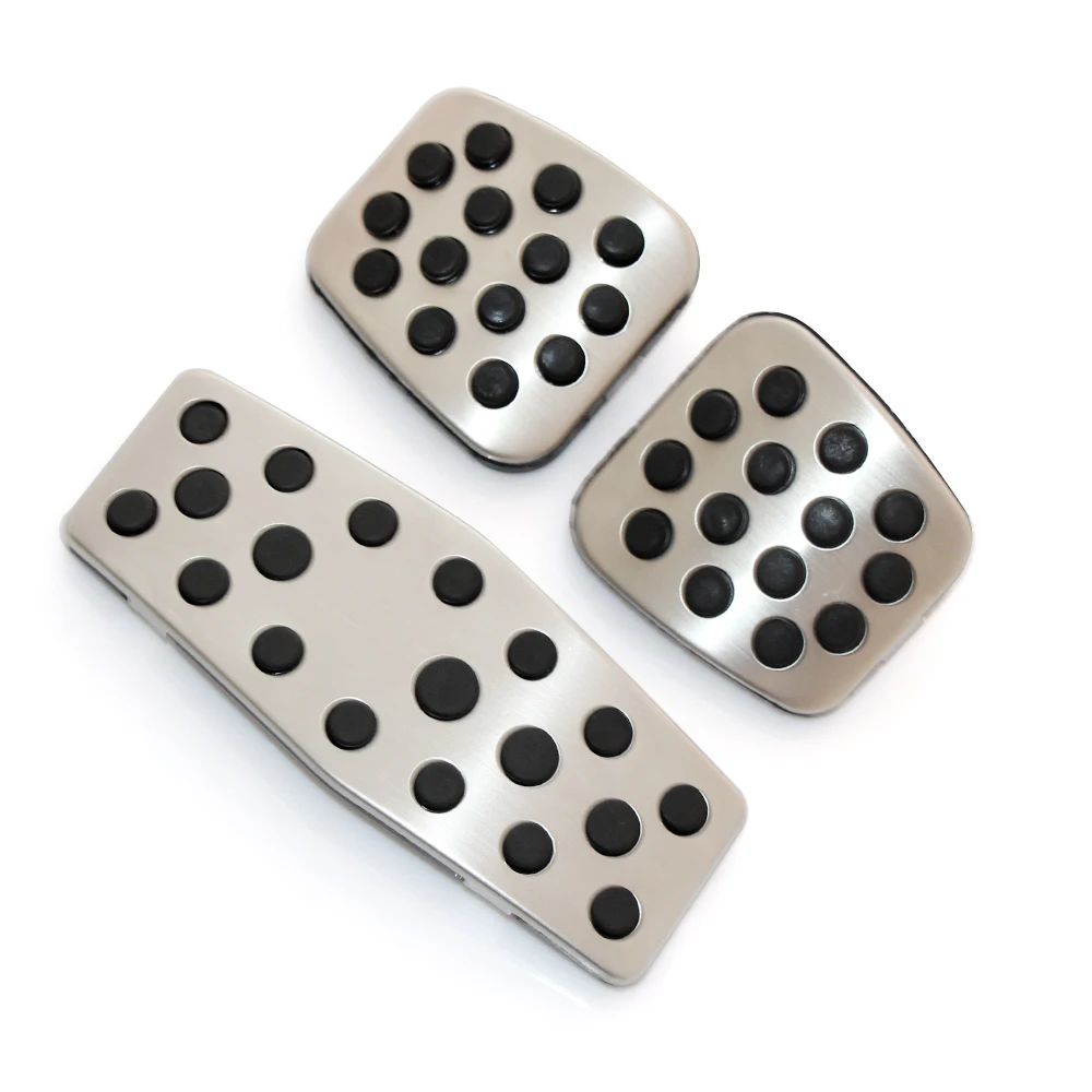 Автомобильный Стайлинг автомобильная ножная педаль MT AT из нержавеющей стали для