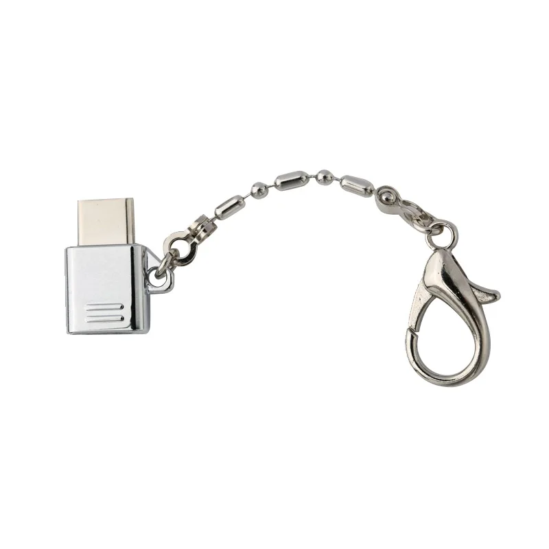 Адаптер Micro USB 2 0 Женский в цинковый сплав металл C OTG Тип 3 1 Мужской конвертер