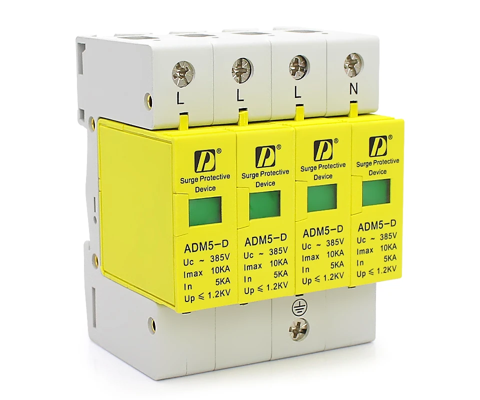Бытовой низковольтный стабилизатор напряжения, 4P SPD, 5 кА ~ 10 ка, 385 в переменного тока