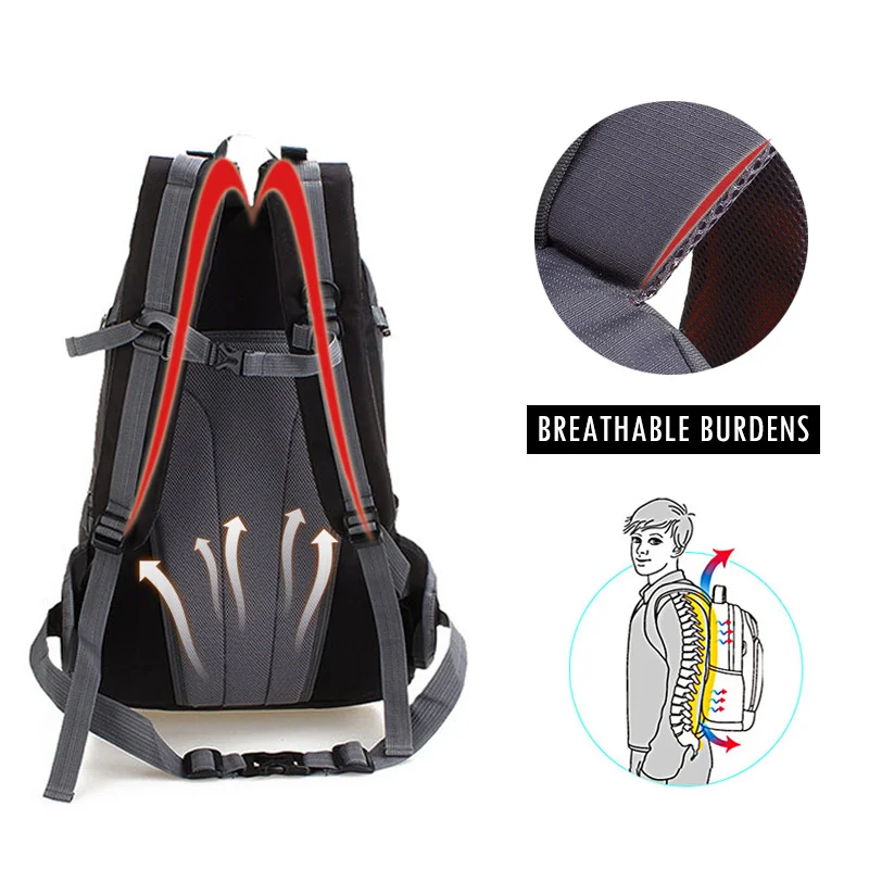 Высокое качество водонепроницаемый для мужчин и женщин 40L военный тактический