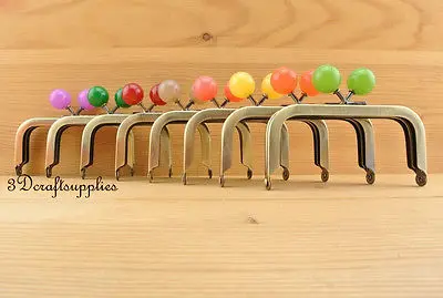 4-дюймовая металлическая оправа цветная для монет антилатунная кошелька (8