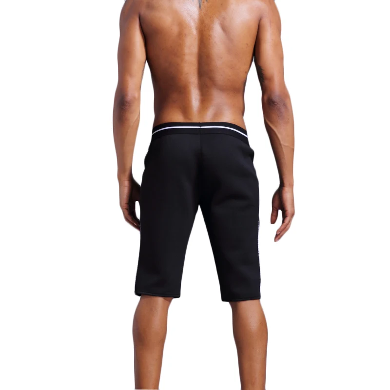 NINGMI мужские неопреновые шорты, мужские контрольные трусы, хит, пот, сауна, пояс для тренировок, корсет для коррекции фигуры, фитнес-Капри