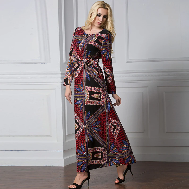 Женское длинное платье Кафтан Abaya кафтан в Дубае Арабская хиджаб мусульманское