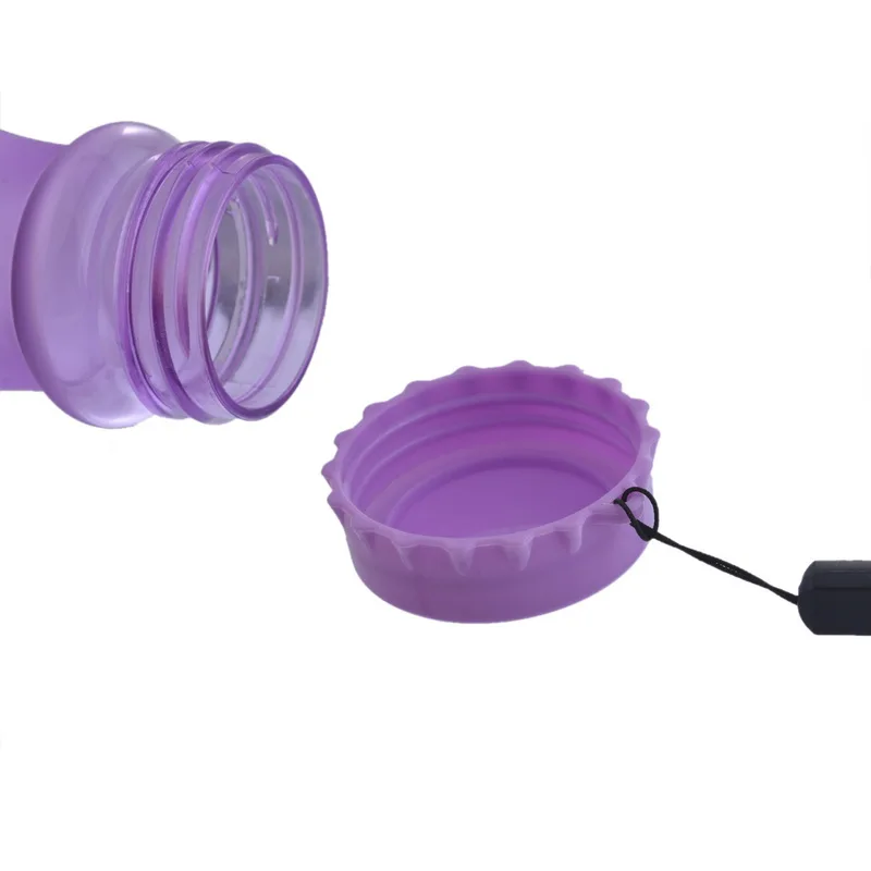 Портативная бутылка для воды 550 мл Высококачественная пластиковая матовая