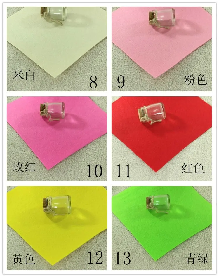 30*30 см полиэфирная акриловая Нетканая ткань для рукоделия Игла DIY Экологичная 3 мм супер-Толстая фетровая ткань 10 шт./лот