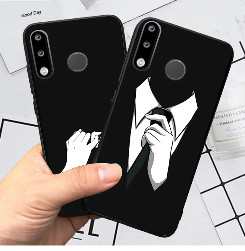 YOUVEI чехол для Coque huawei P30 P30 Pro Чехол черный мягкий TPU задняя крышка для huawei P30 Lite чехол для huawei P30 чехол для телефона